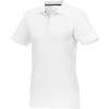 Женское поло Helios с коротким рукавом, белый