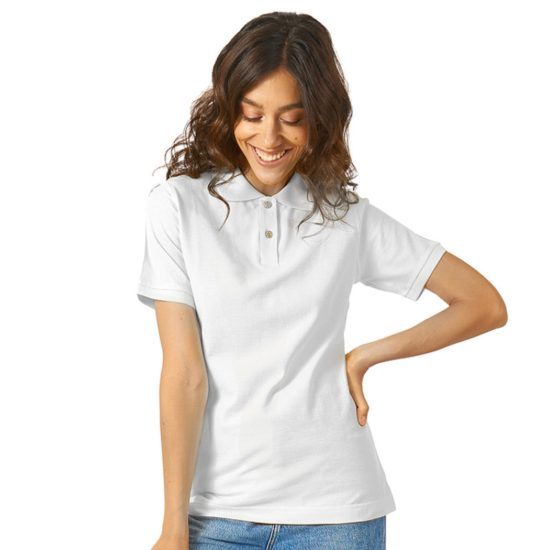 Рубашка поло "Boston 2.0" женская, белый