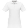 Женское поло Helios с коротким рукавом, белый