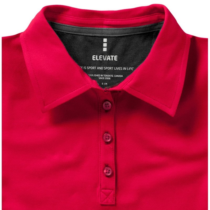 Рубашка поло "Markham" женская, красный/антрацит