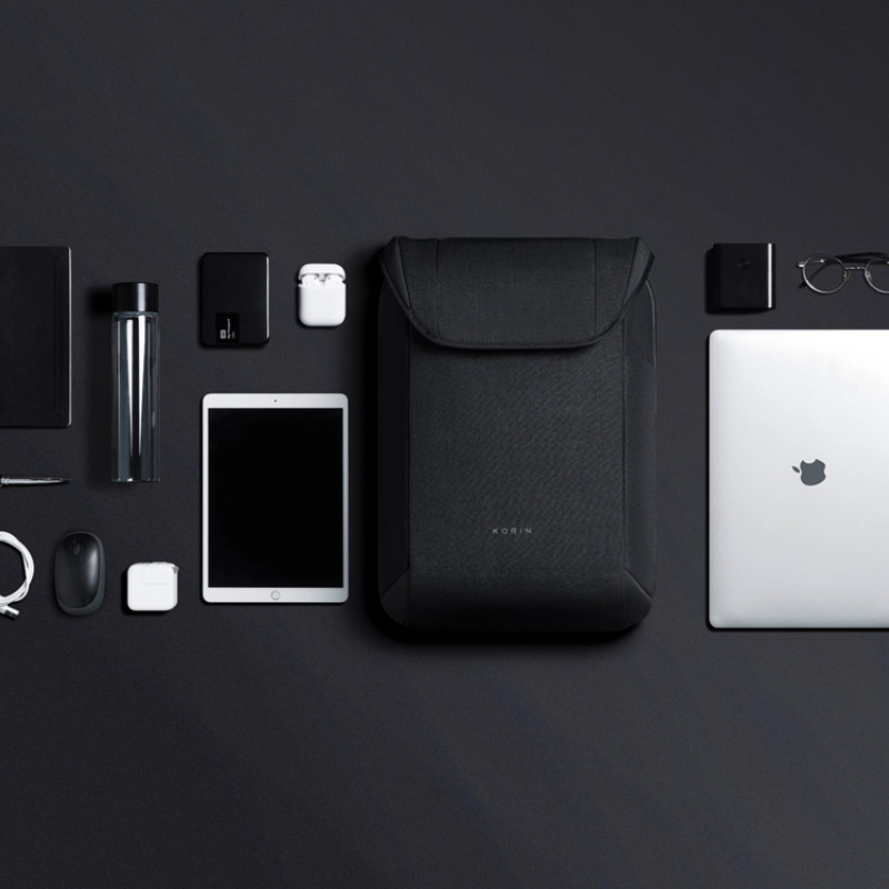 Водостойкий антикражный рюкзак Clickpack для ноутбука 15.6", черный