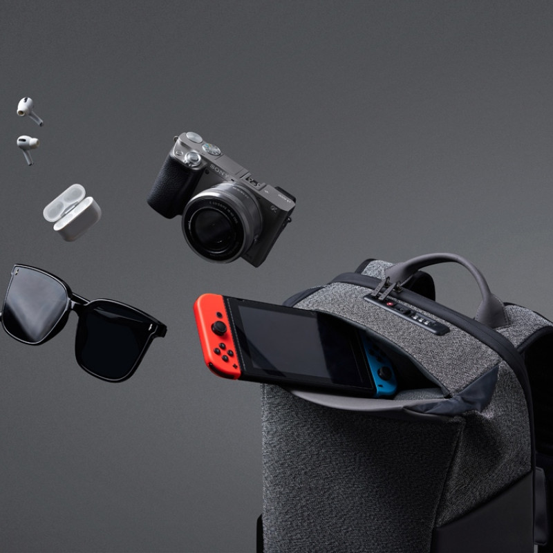 Антикражный рюкзак SnapPack для ноутбука 16", серый