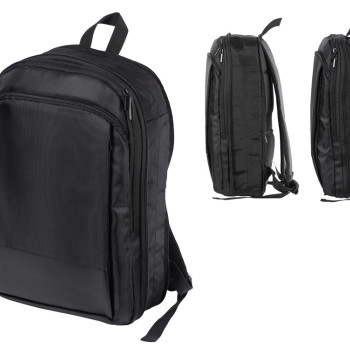 Расширяющийся рюкзак Slimbag для ноутбука 15,6", черный