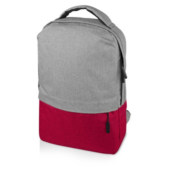 Рюкзак «Fiji» с отделением для ноутбука, серый/красный 207C