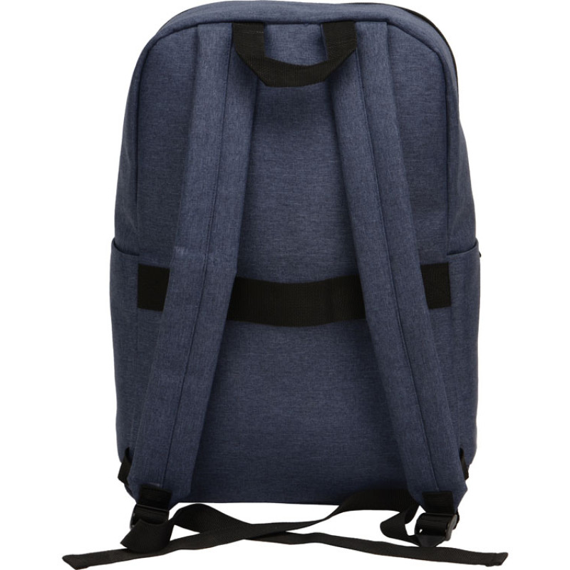 Рюкзак Merit со светоотражающей полосой и отделением для ноутбука 15.6'', синий/светло-синий