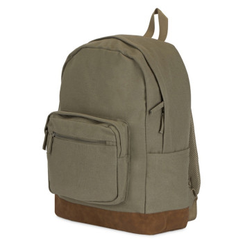 Рюкзак Shammy с эко-замшей для ноутбука 15", бежевый