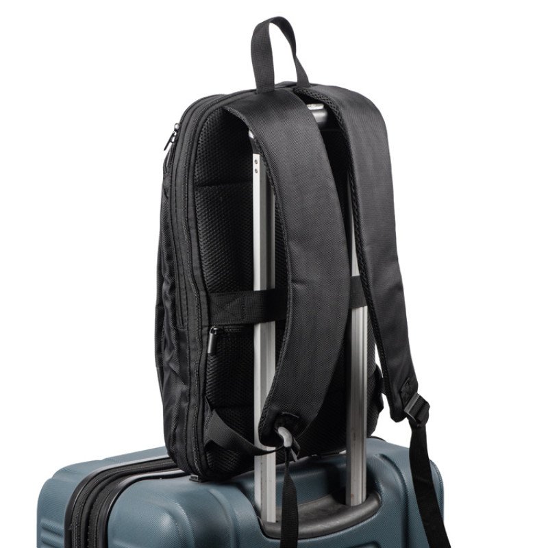 Расширяющийся рюкзак Slimbag для ноутбука 15,6", черный