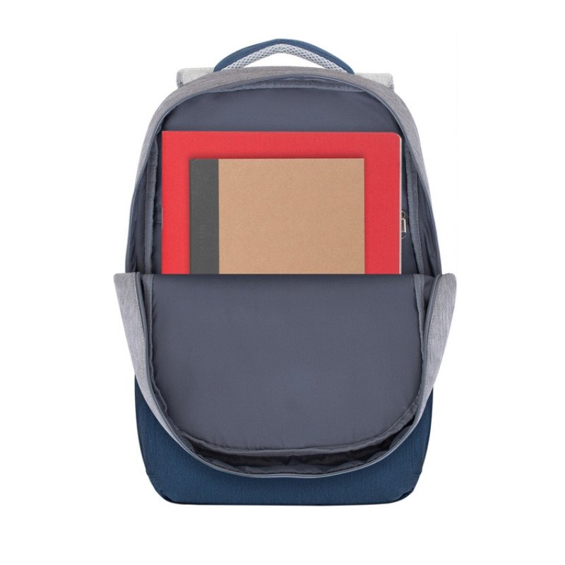 RIVACASE 7567 grey/dark blue рюкзак для ноутбука 17.3" / 6