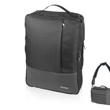 Рюкзак-трансформер «Duty» для ноутбука, темно-серый (с шильдом)