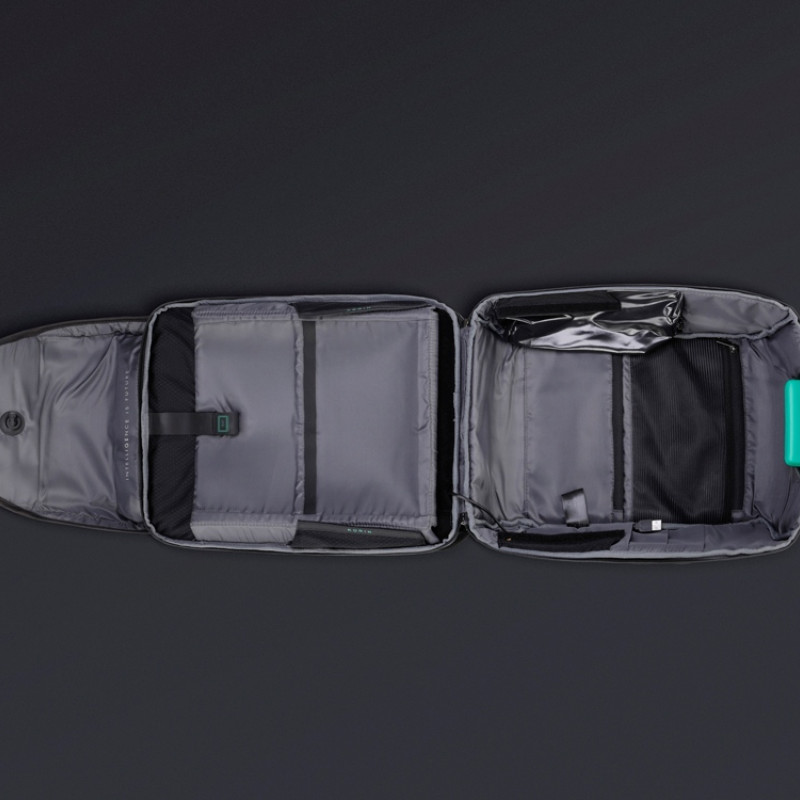 Водостойкий антикражный рюкзак Clickpack для ноутбука 15.6", черный