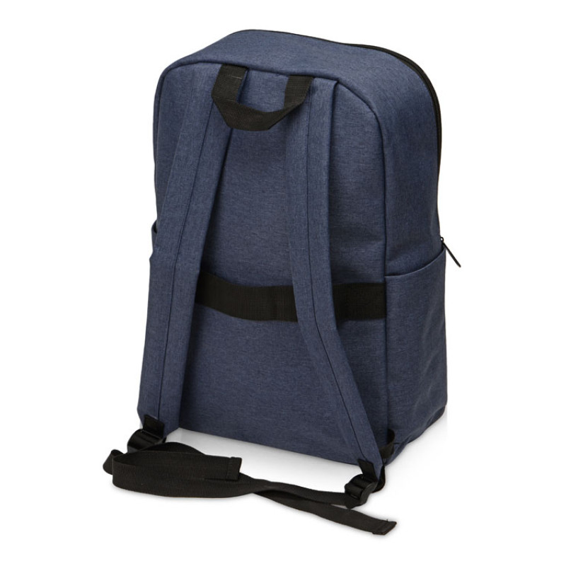 Рюкзак Merit со светоотражающей полосой и отделением для ноутбука 15.6'', синий/светло-синий