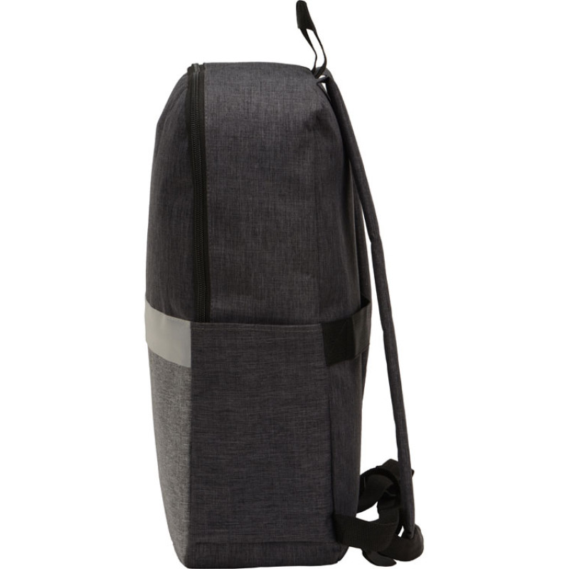 Рюкзак Merit со светоотражающей полосой и отделением для ноутбука 15.6'', темно-серый/серый