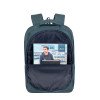 Рюкзак для ноутбука 17.3" 8460, аквамарин