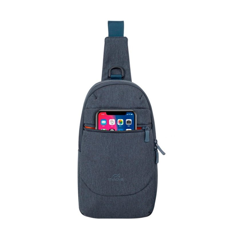 RIVACASE 7711 dark grey сумка слинг для мобильных устройств /12