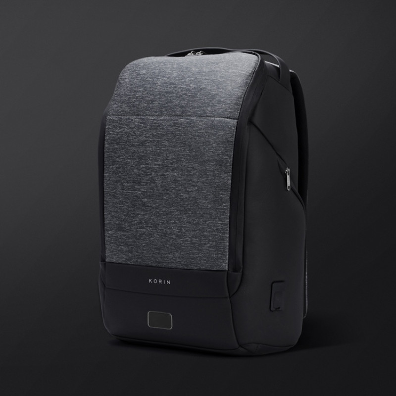 Антикражный рюкзак FlexPackPro для ноутбука 15.6", серый/черный