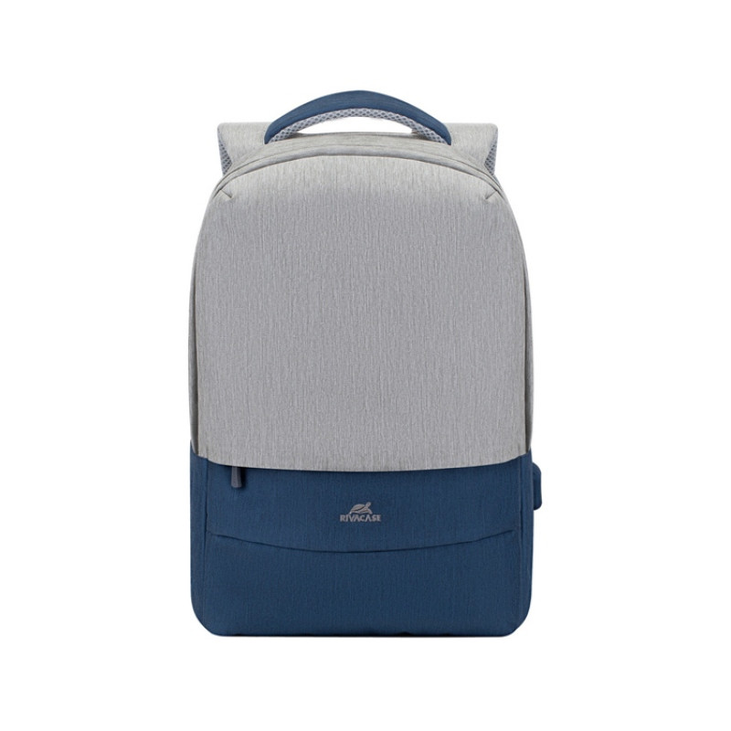 RIVACASE 7562 grey/dark blue рюкзак для ноутбука 15.6'', серый/темно-синий