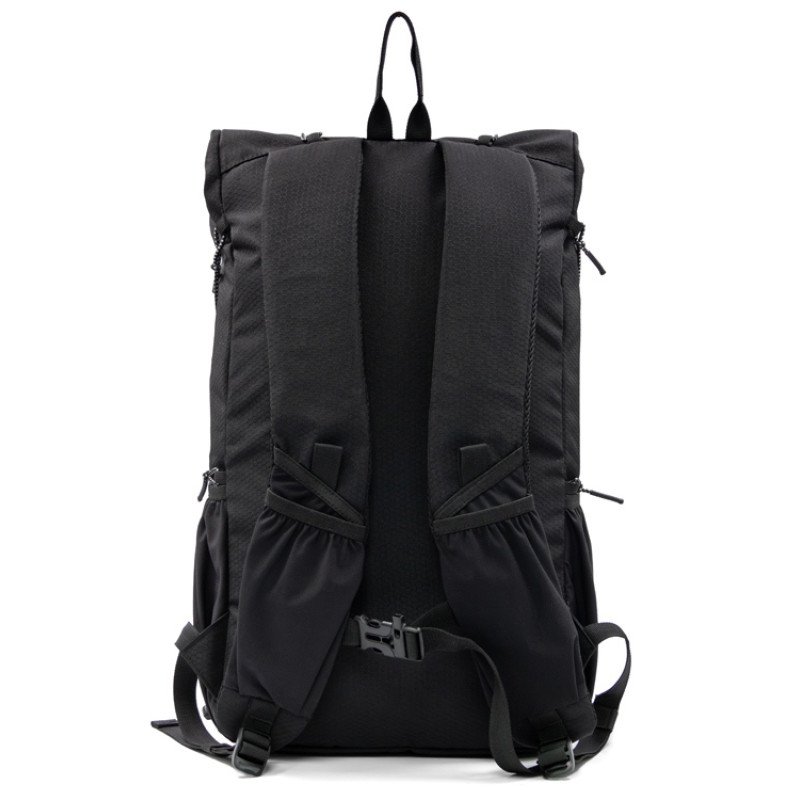 Легкий складывающийся рюкзак-мессенджер "Venturer Eco", черный