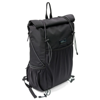 Легкий складывающийся рюкзак-мессенджер "Venturer Eco", черный