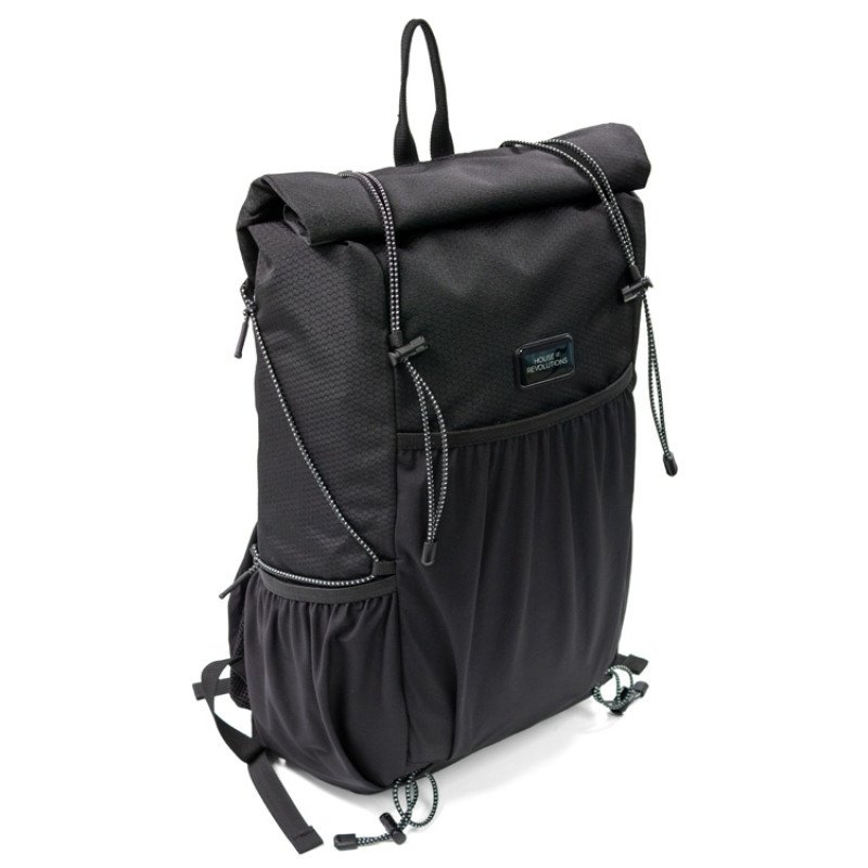 Легкий складывающийся рюкзак-мессенджер "Venturer Eco", черный