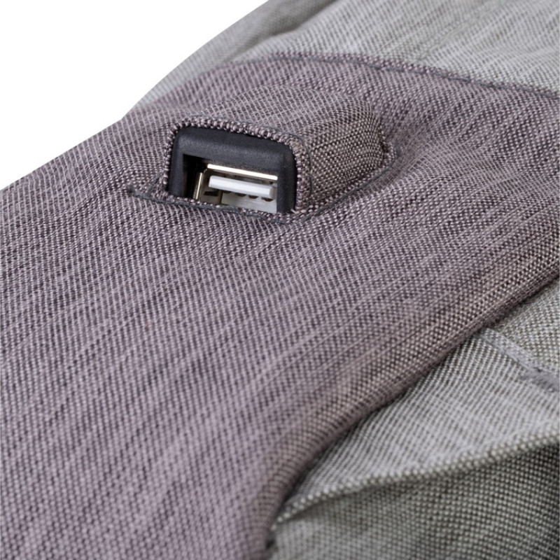 RIVACASE 7562 grey/mocha рюкзак для ноутбука 15.6", серый/кофейный