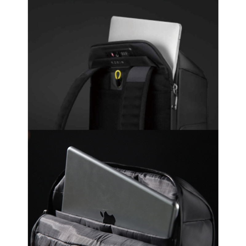 Атикражный рюкзак FlipPack для ноутбука 15.6", черный