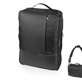 Рюкзак-трансформер «Duty» для ноутбука, черный (без шильда)