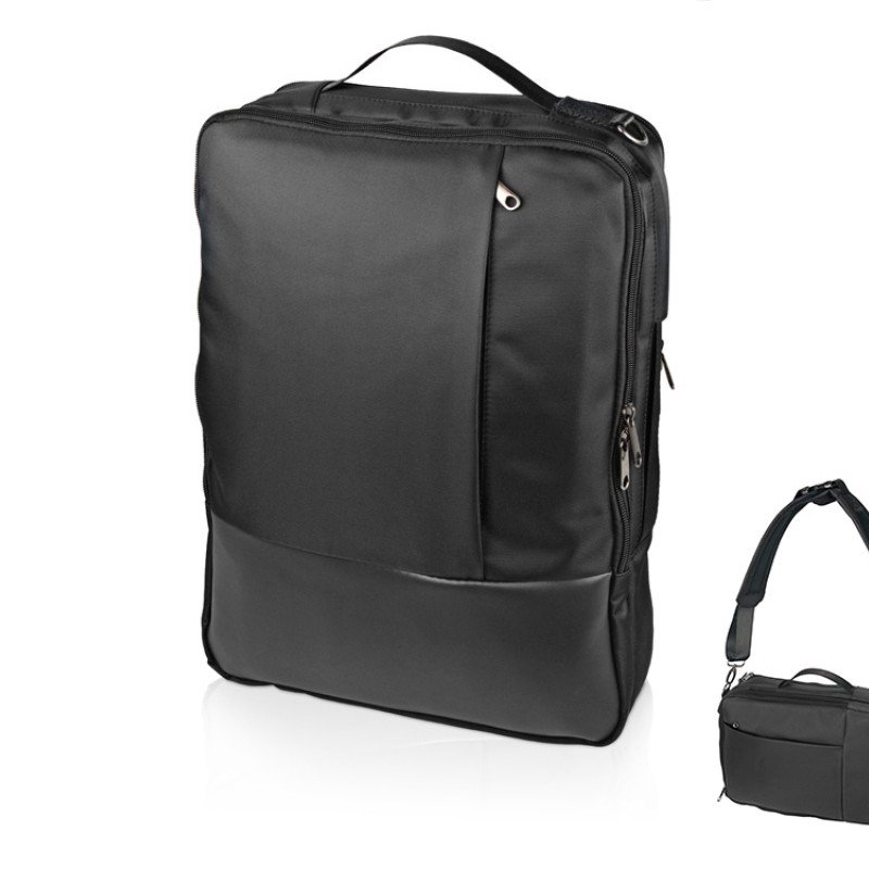 Рюкзак-трансформер «Duty» для ноутбука, черный (без шильда)