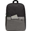 Рюкзак Merit со светоотражающей полосой и отделением для ноутбука 15.6'', темно-серый/серый