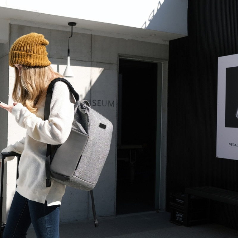 Антикражный рюкзак SnapPack для ноутбука 16", серый