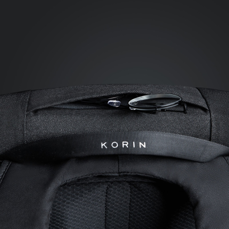 Водостойкий антикражный рюкзак Clickpack для ноутбука 15.6", черный