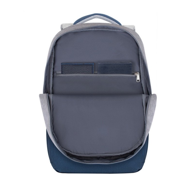 RIVACASE 7567 grey/dark blue рюкзак для ноутбука 17.3" / 6