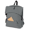 Рюкзак Shed водостойкий с двумя отделениями для ноутбука 15'', серый
