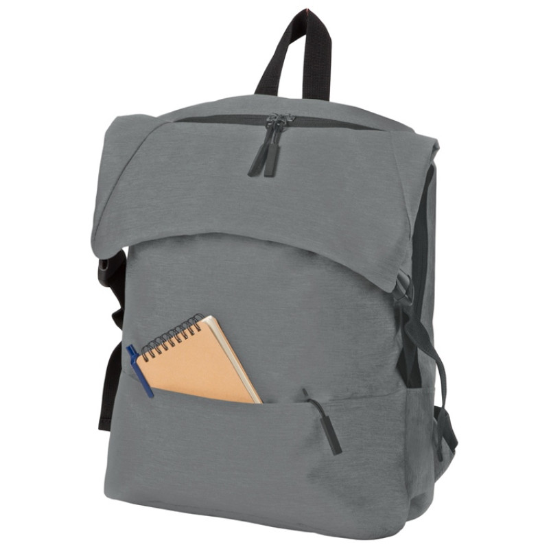 Рюкзак Shed водостойкий с двумя отделениями для ноутбука 15'', серый