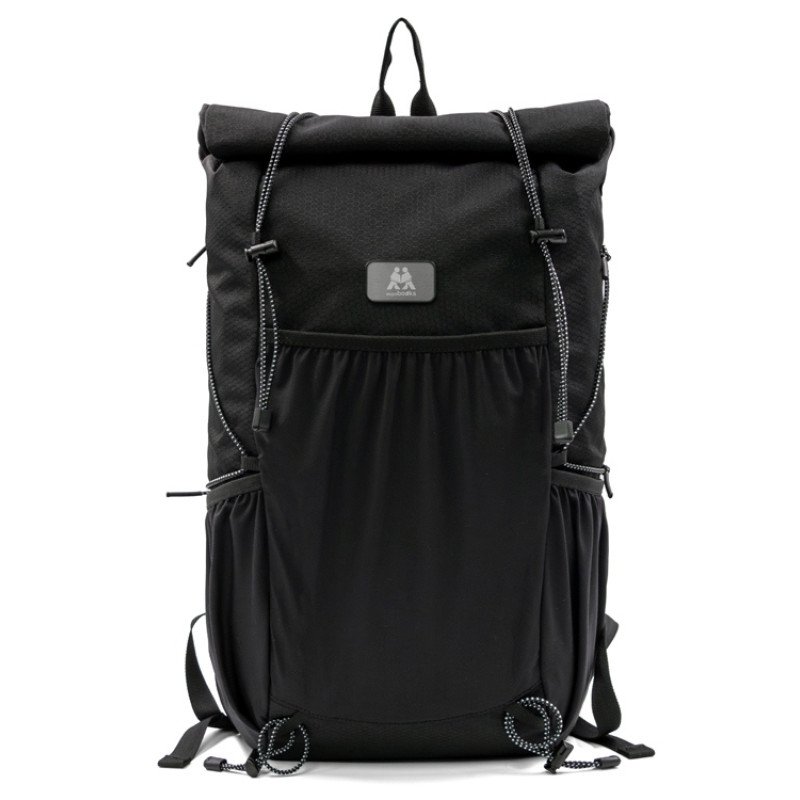 Легкий складывающийся рюкзак-мессенджер "Venturer Eco", черный