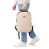 Рюкзак Sofit для ноутбука из экокожи, бежевый Рюкзак Sofit для ноутбука из экокожи, бежевый