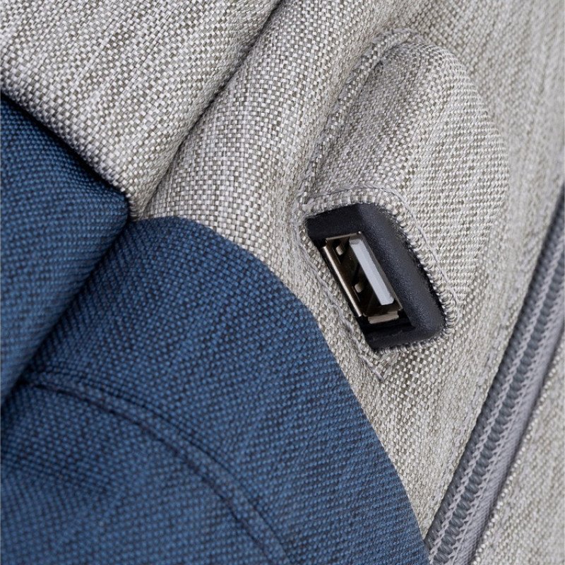 RIVACASE 7567 grey/dark blue рюкзак для ноутбука 17.3" / 6