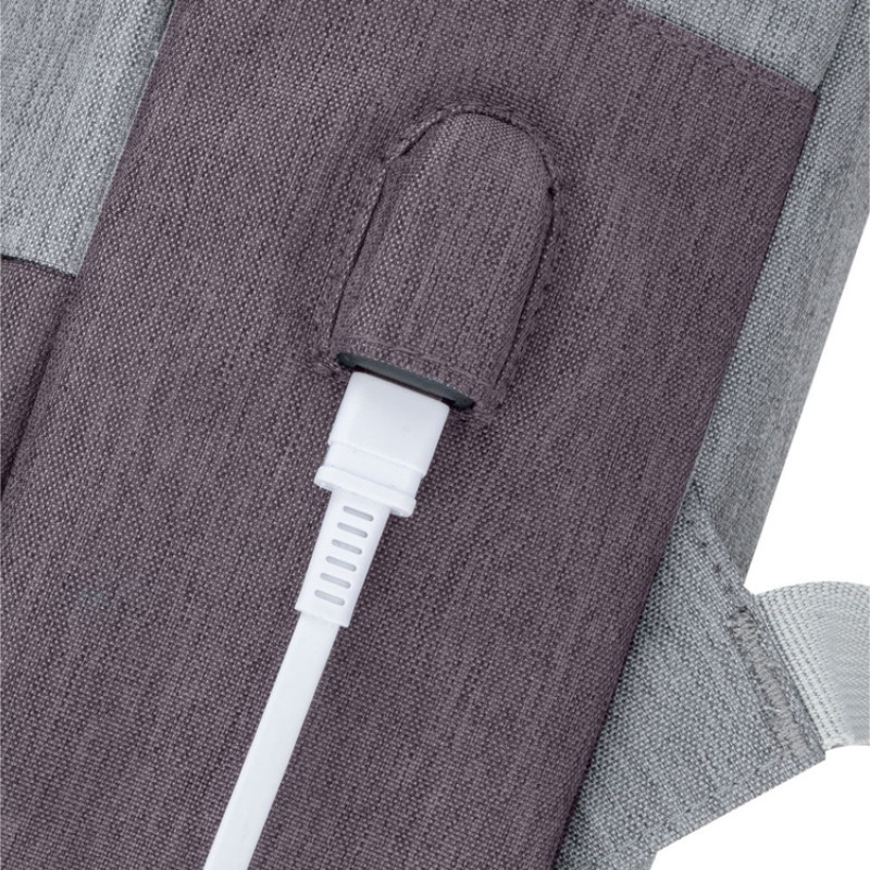 RIVACASE 7562 grey/mocha рюкзак для ноутбука 15.6", серый/кофейный