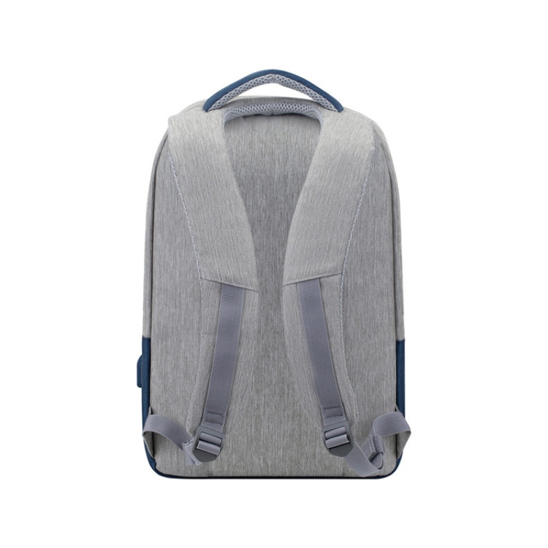RIVACASE 7562 grey/dark blue рюкзак для ноутбука 15.6'', серый/темно-синий