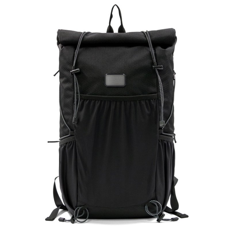 Легкий складывающийся рюкзак-мессенджер "Venturer Eco", черный