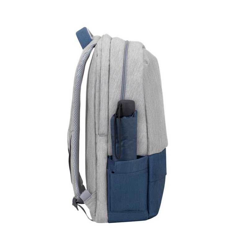 RIVACASE 7567 grey/dark blue рюкзак для ноутбука 17.3" / 6
