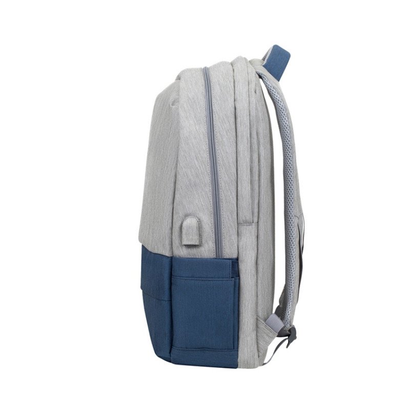 RIVACASE 7567 grey/dark blue рюкзак для ноутбука 17.3" / 6