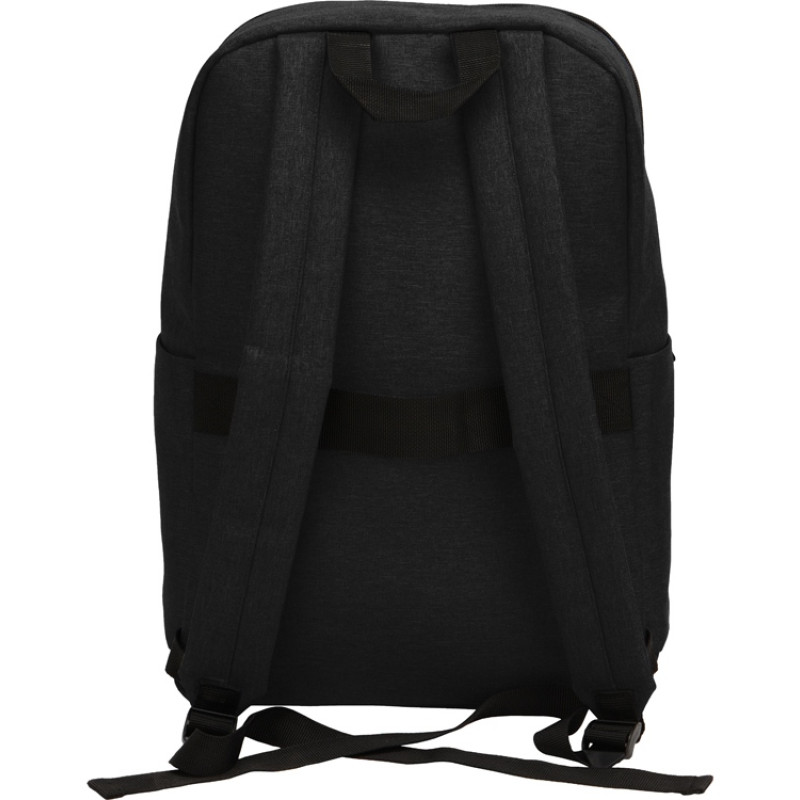 Рюкзак Merit со светоотражающей полосой и отделением для ноутбука 15.6'', темно-серый/черный