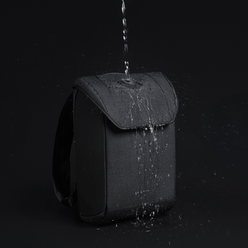 Водостойкий антикражный рюкзак Clickpack для ноутбука 15.6", черный