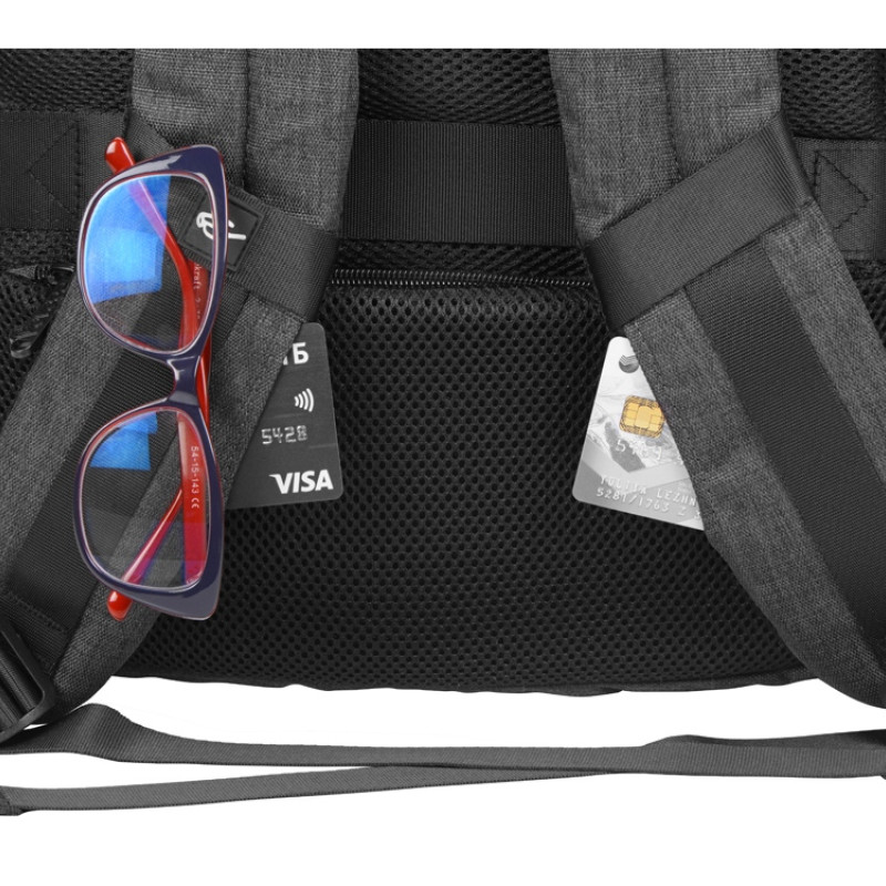 Водонепроницаемый рюкзак Stanch для ноутбука 15.6 ", серый