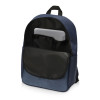 Рюкзак Merit со светоотражающей полосой и отделением для ноутбука 15.6'', синий/светло-синий