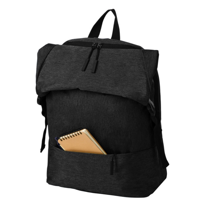 Рюкзак Shed водостойкий с двумя отделениями для ноутбука 15'', черный