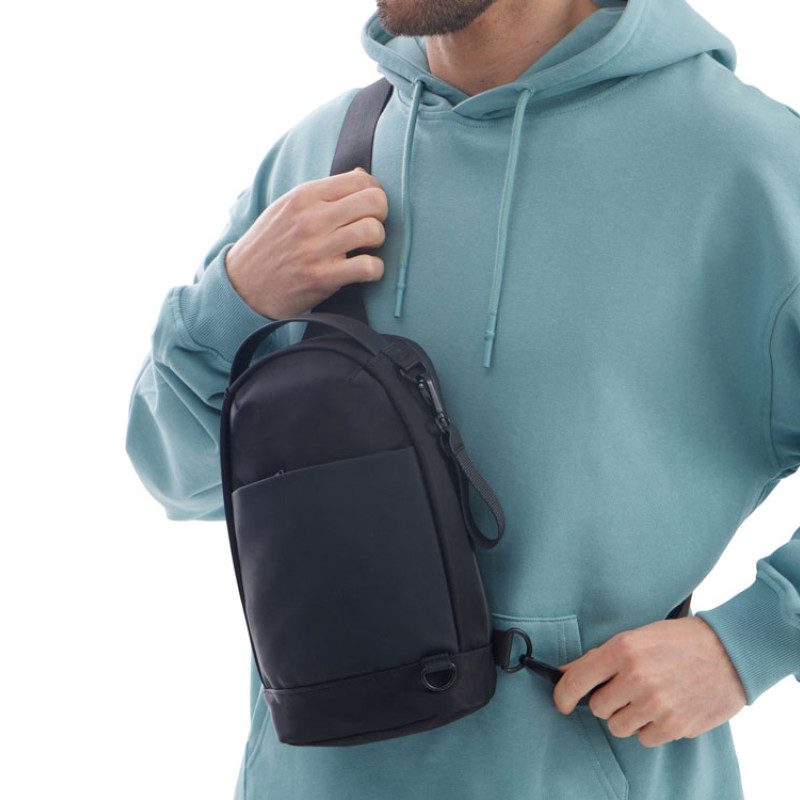 Рюкзак на одно плечо Silken, черный