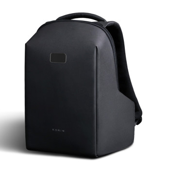 Водостойкий антикражный рюкзак Hipack для ноутбука 15.6", черный