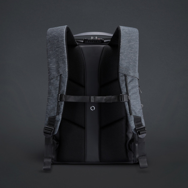 Антикражный рюкзак FlexPackPro для ноутбука 15.6", серый/черный