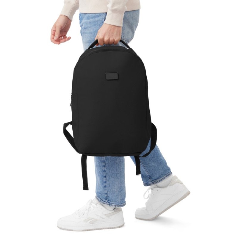 Рюкзак Sofit для ноутбука из экокожи, черный (Р) Рюкзак Sofit для ноутбука из экокожи, черный (Р)